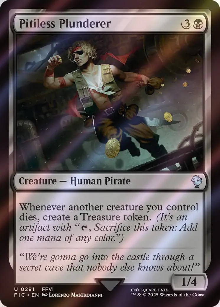 Pitiless Plunderer [281] [FINAL FANTASY: Commander] [Surge Foil]