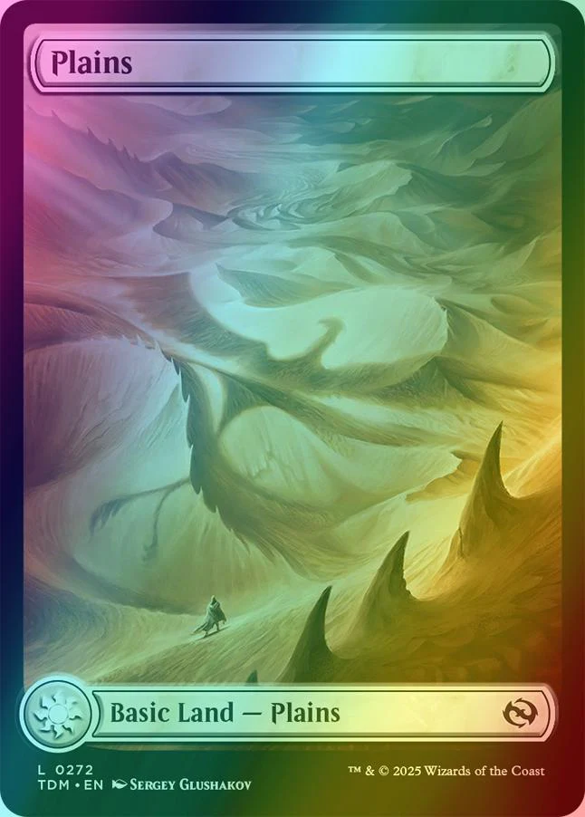 Plains [272] [Full Art] [Dragon's Presence] [Tarkir: Dragonstorm] [Foil]