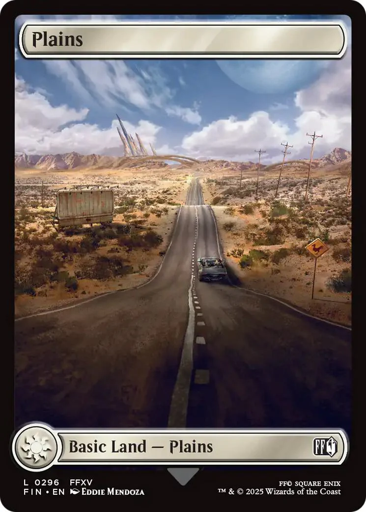 Plains [296] [Full Art] [FFXV] [FINAL FANTASY] [Non-Foil]