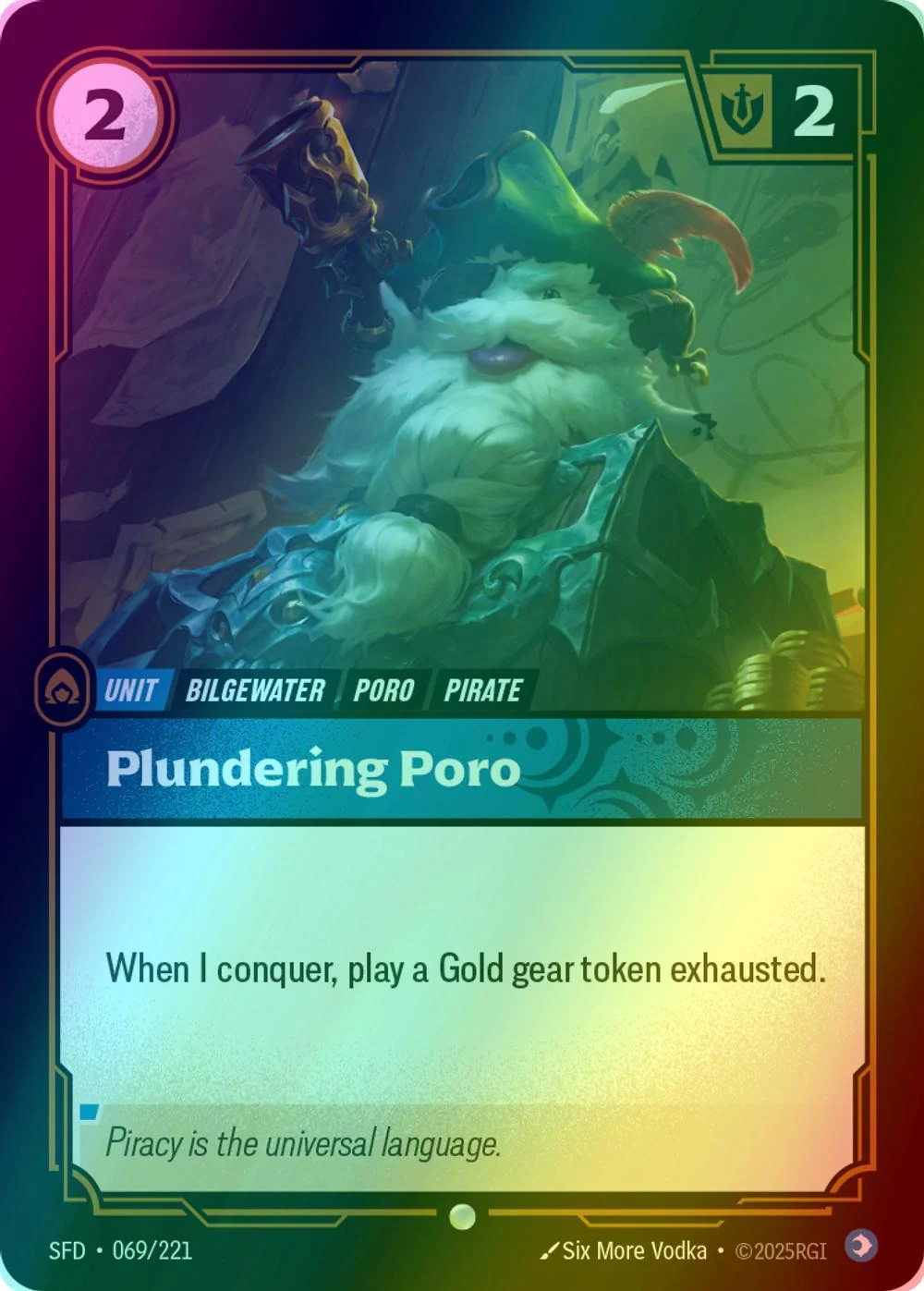 Plundering Poro - 069/221 [Spiritforged] [Foil]