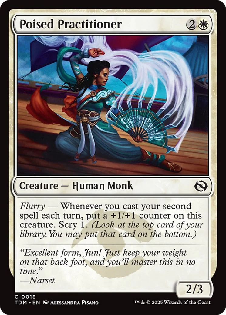 Poised Practitioner [18] [Tarkir: Dragonstorm] [Non-Foil]