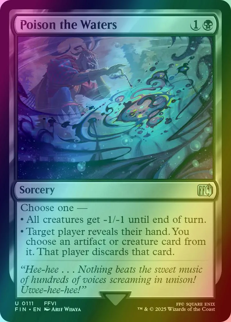Poison the Waters [111] [FINAL FANTASY] [Foil]