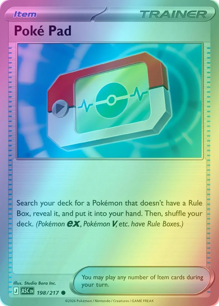 Poke Pad - 198/217 - Common [me025-198] [Reverse Holo]