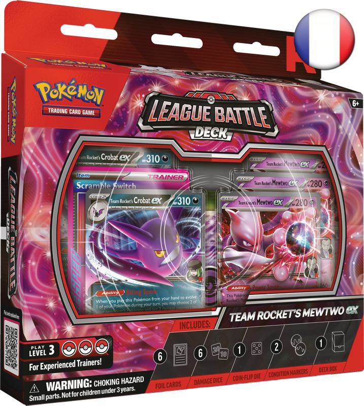Pokémon TCG: League Battle Deck - Team Rocket's Mewtwo ex - French