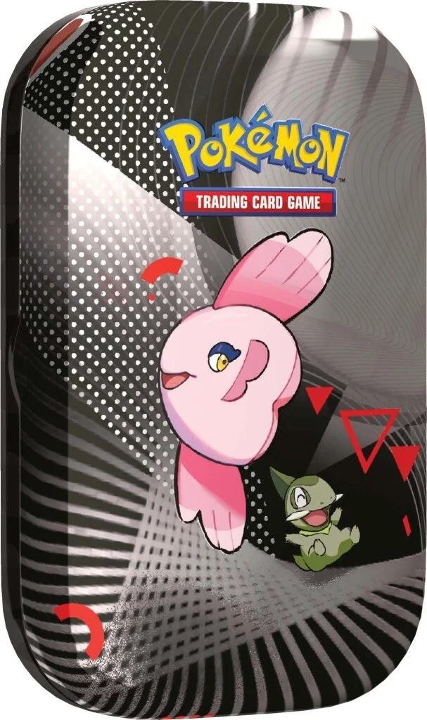Pokémon TCG: Scarlet & Violet - Black Bolt & White Flare Unova - Mini Tin - Alomomola & Axew