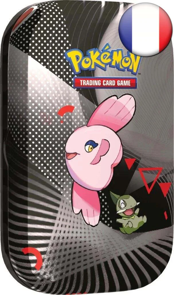 Pokémon TCG: Scarlet & Violet - Black Bolt & White Flare Unova - Mini Tin - Alomomola & Axew - French