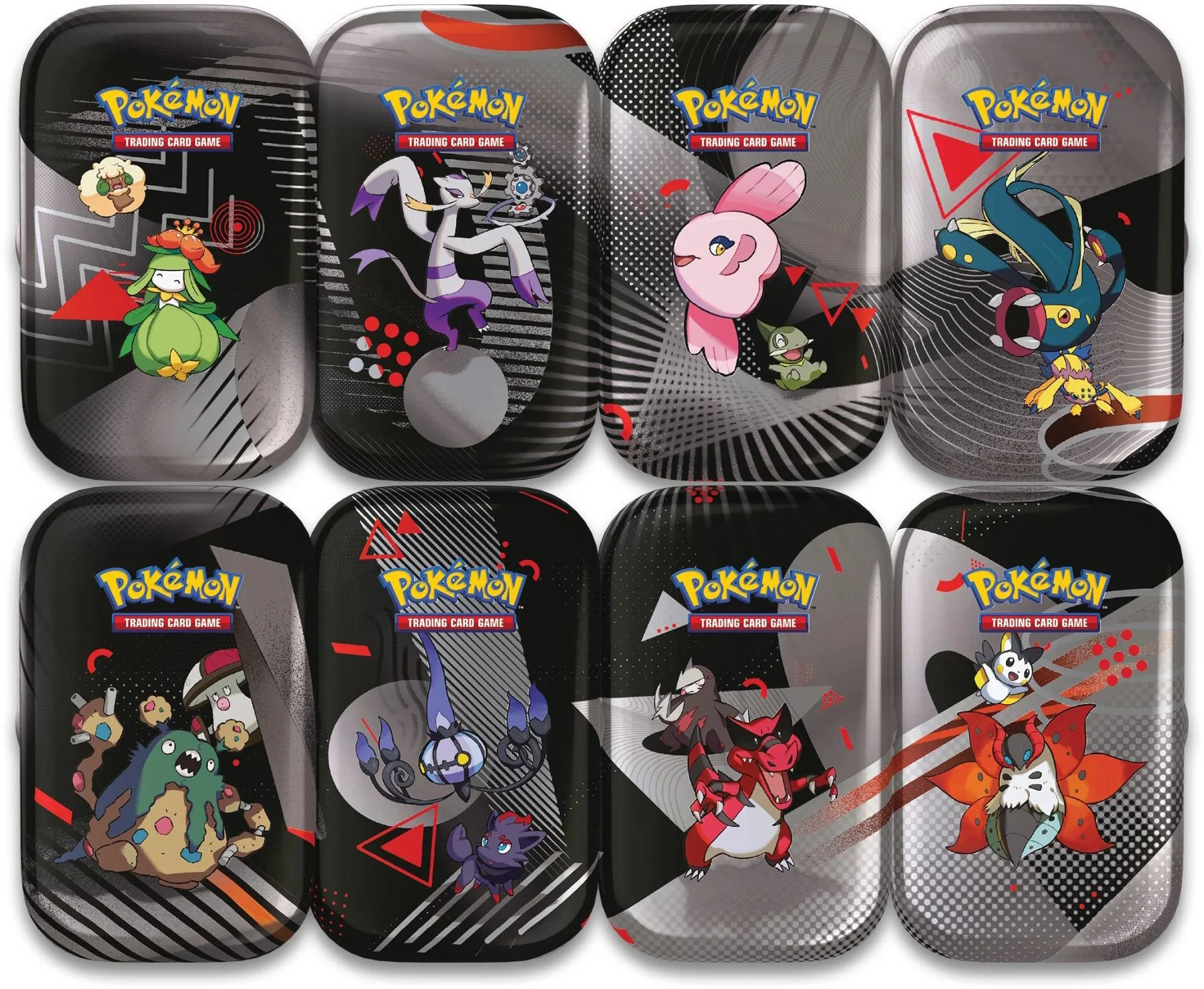 Pokémon TCG: Scarlet & Violet - Black Bolt & White Flare Unova - Mini Tin - Display (8 Tins) - French - Image 2
