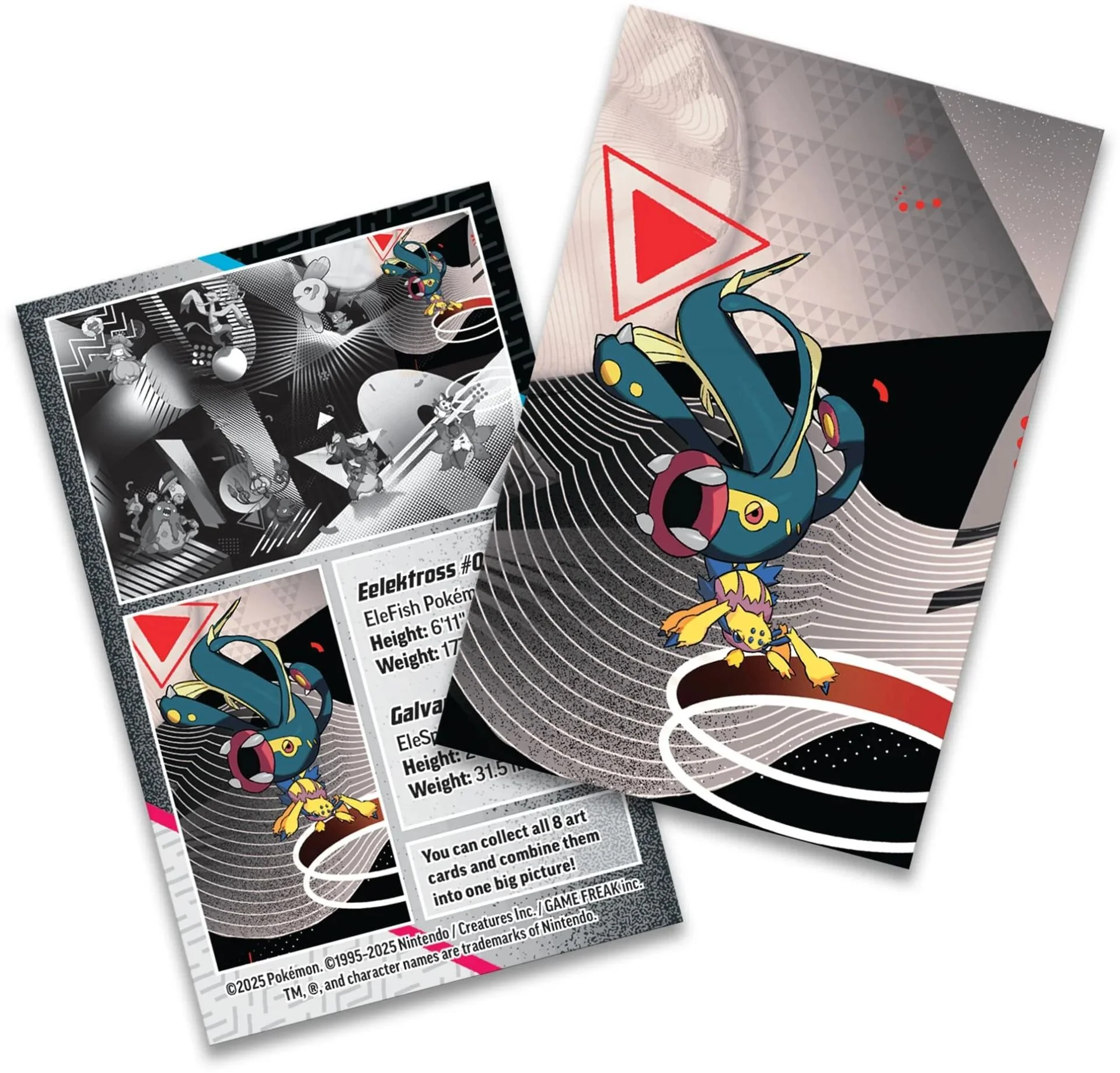 Pokémon TCG: Scarlet & Violet - Black Bolt & White Flare Unova - Mini Tin - Eelektross & Galvatula - Image 2