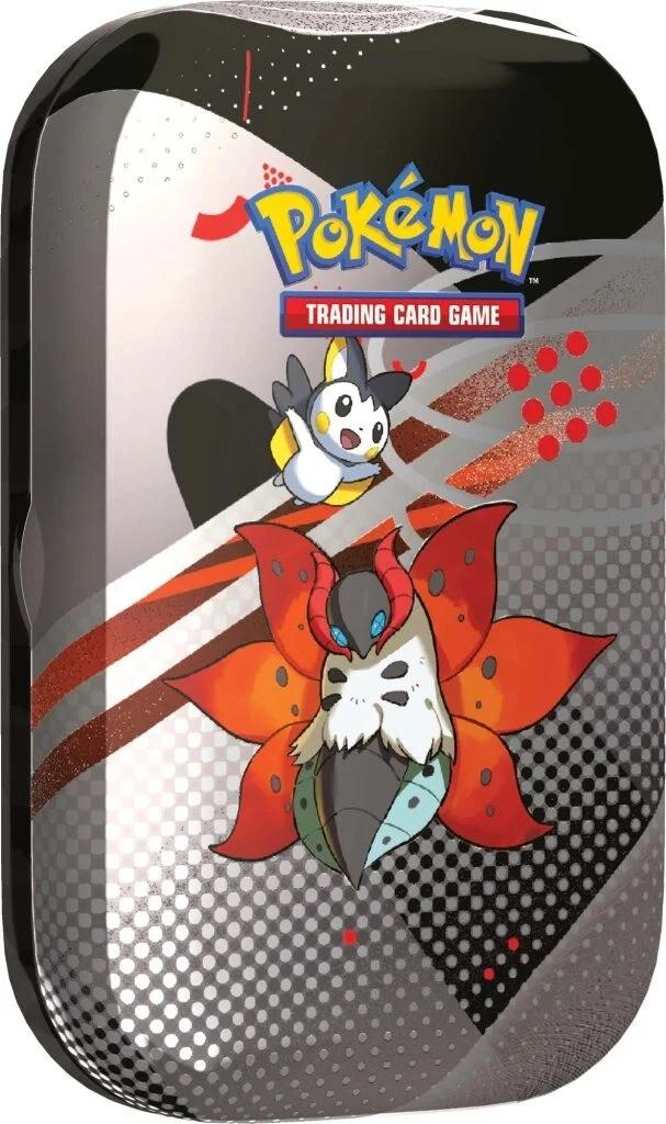 Pokémon TCG: Scarlet & Violet - Black Bolt & White Flare Unova - Mini Tin - Volcarona & Emolga