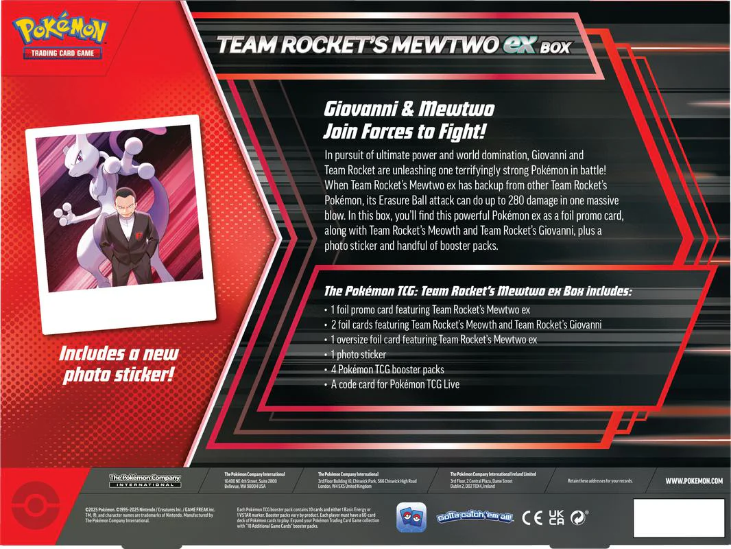 Pokémon TCG: Team Rocket's Mewtwo ex Box - Image 2