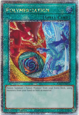 Polymerization - B - HERO Art - RA03-EN051 - Quarter Century Secret Rare - 1st Edition