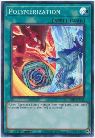 Polymerization - B - HERO Art - RA03-EN051 - Super Rare - 1st Edition