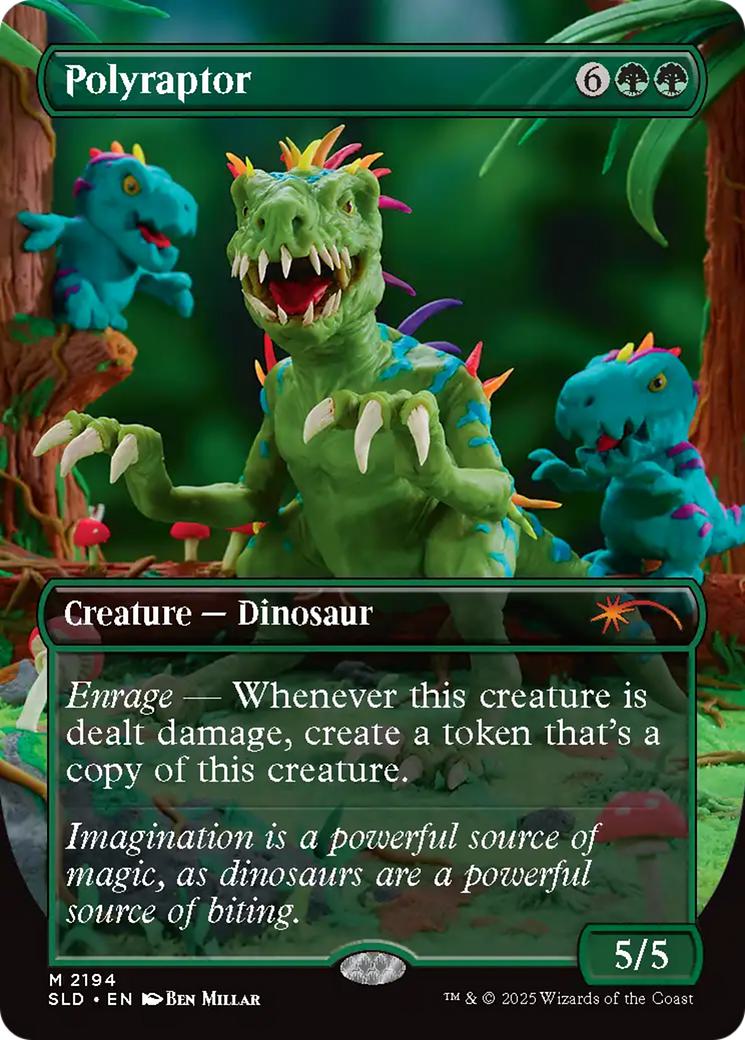 Polyraptor [2194] [Borderless] [Play-Doh] [Secret Lair Drop] [Non-Foil]