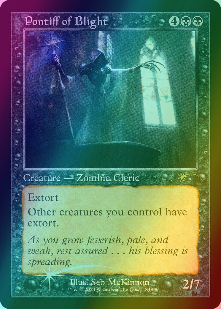 Pontiff of Blight [0848] [Retro Frame] [Seb McKinnon] [Secret Lair Drop] [Foil]