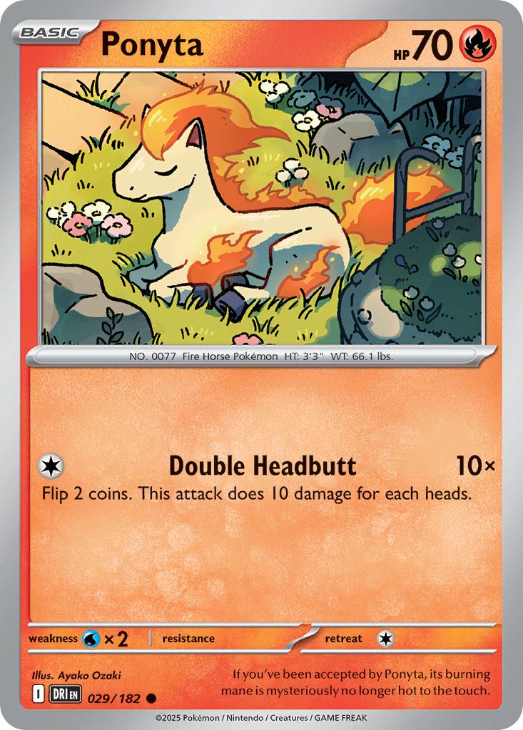 Ponyta - 029/182 - Common [sv10-029] [Non-Holo]