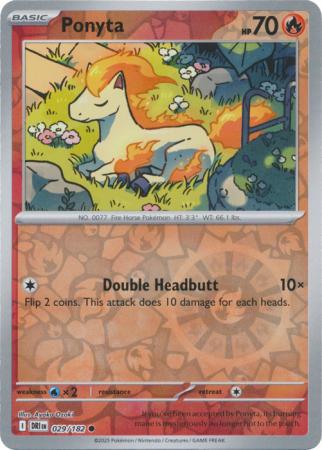 Ponyta - 029/182 - Common [sv10-029] [Reverse Holo]