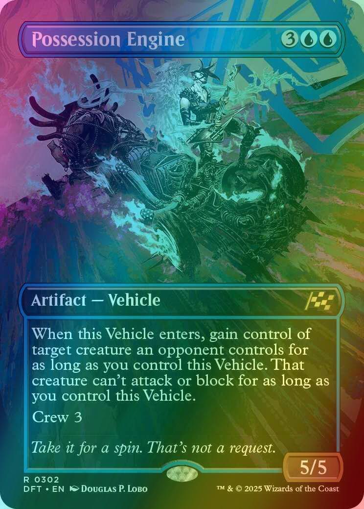 Possession Engine [302] [Borderless] [Revved Up] [Aetherdrift] [Foil]
