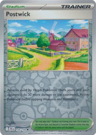 Postwick - 154/159 - Uncommon [sv09-154] [Reverse Holo]