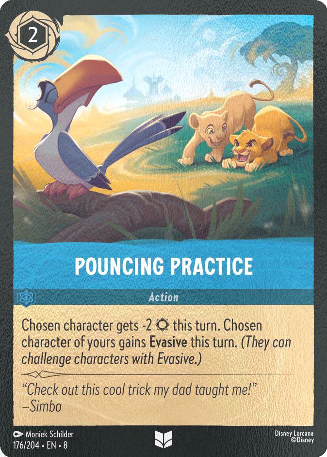 Pouncing Practice - 176/204 [Reign of Jafar] [Cold Foil]