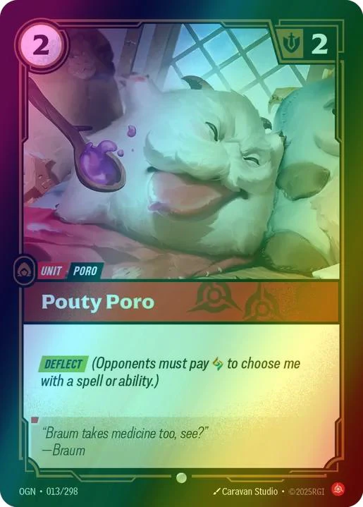 Pouty Poro - 013/298 [Origins] [Foil]