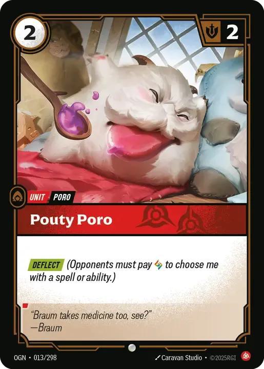 Pouty Poro - 013/298 [Origins] [Non-Foil]