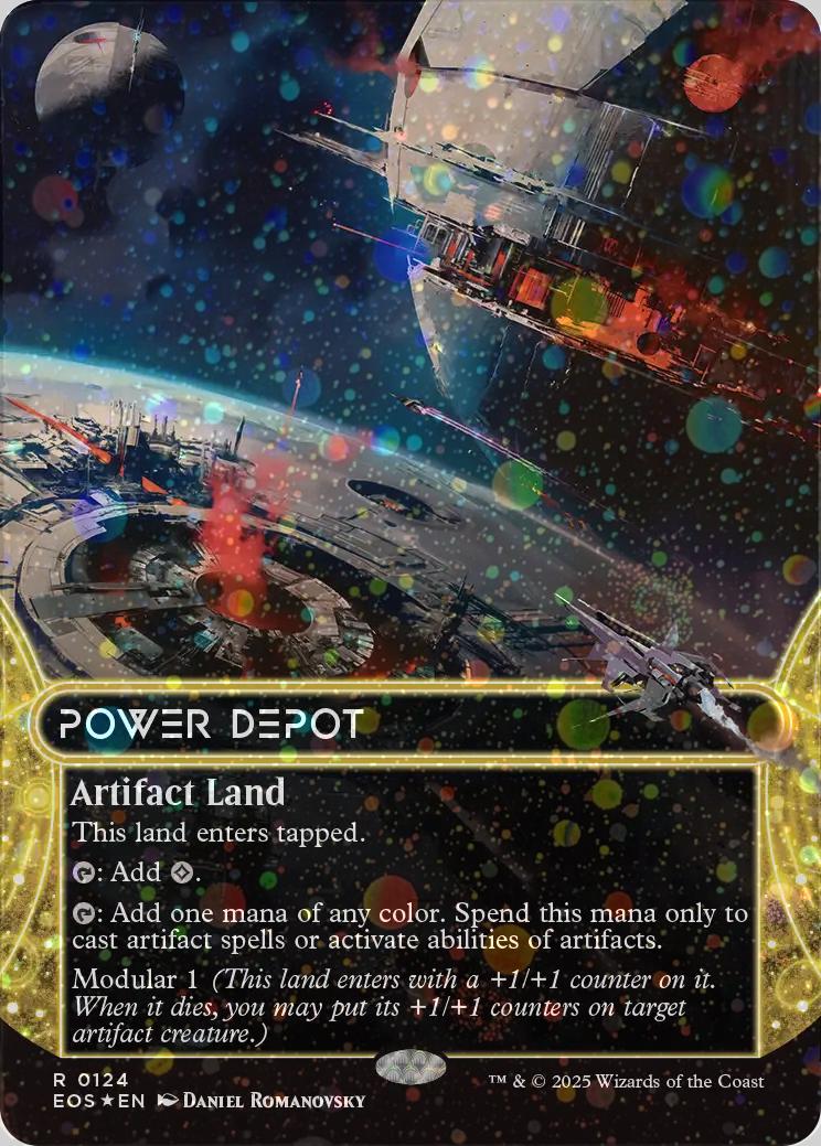 Power Depot [124] [Borderless] [Edge of Eternities: Stellar Sights] [Galaxy Foil]