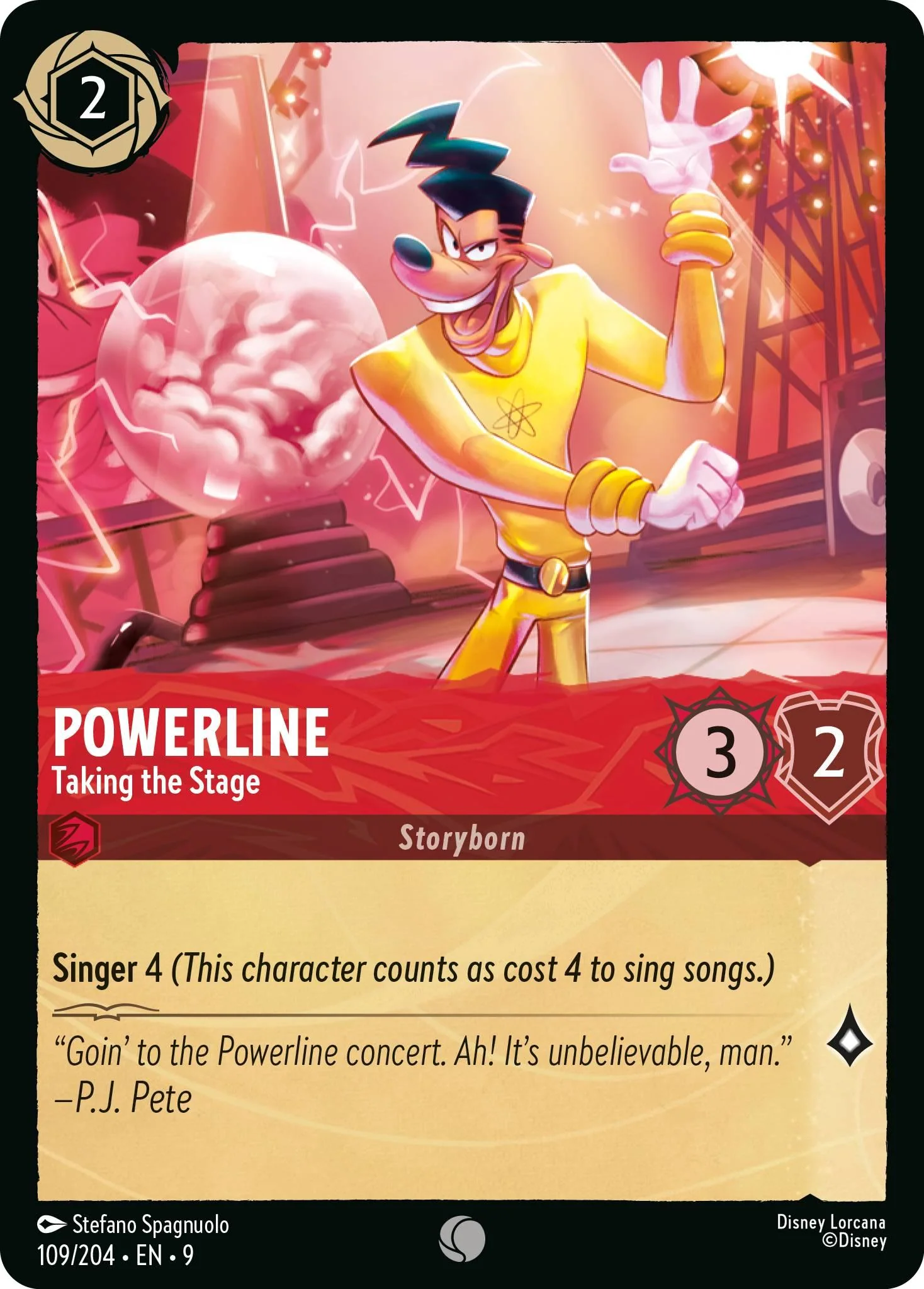 Powerline - Taking the Stage - 109/204 [Fabled] [Non-Foil]