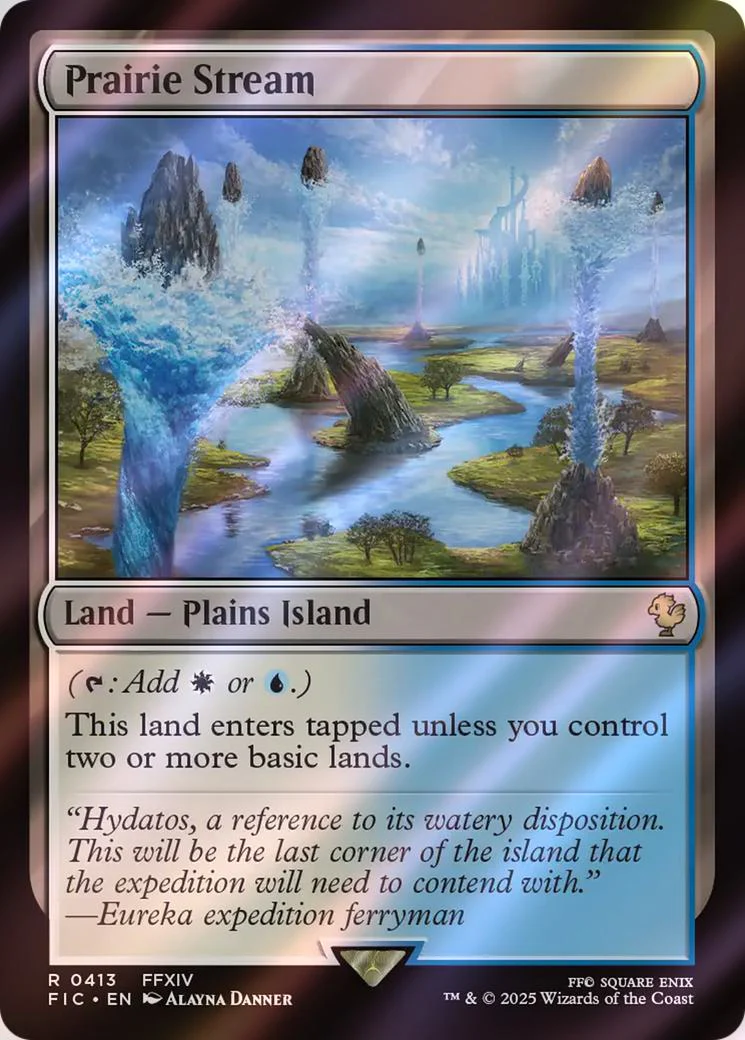 Prairie Stream [413] [FINAL FANTASY: Commander] [Surge Foil]
