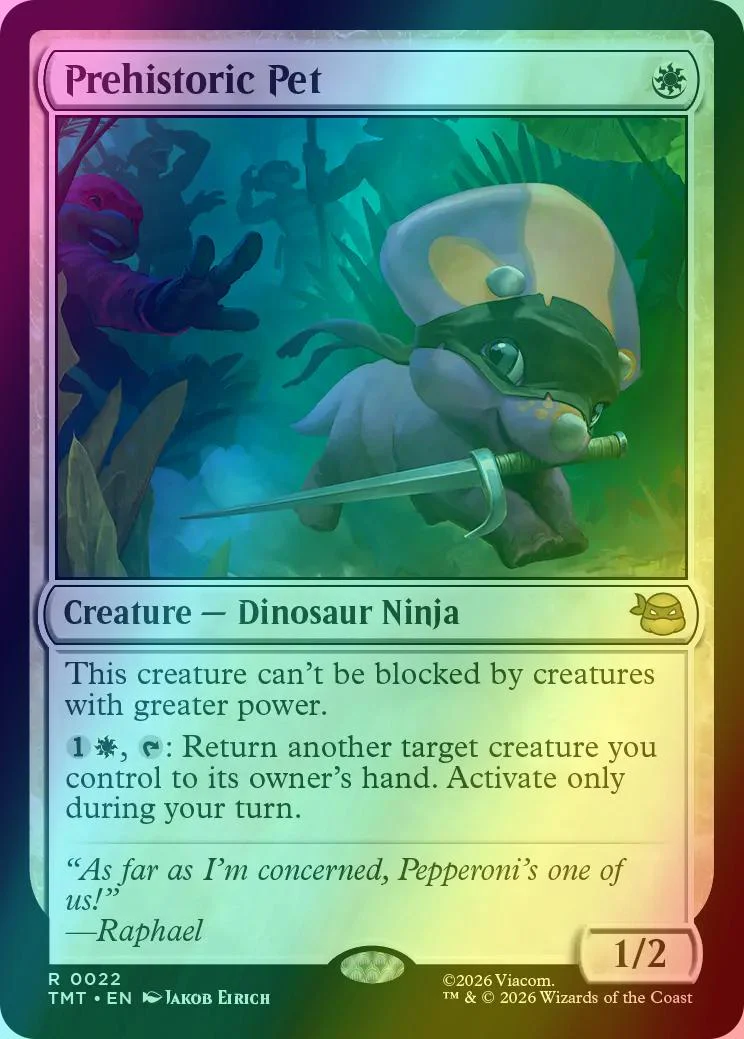 Prehistoric Pet [22] [Teenage Mutant Ninja Turtles] [Foil]