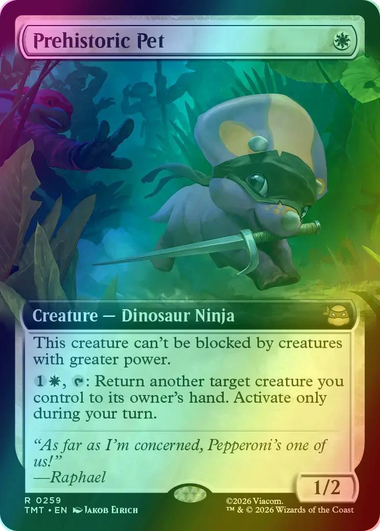 Prehistoric Pet [259] [Extended Art] [Teenage Mutant Ninja Turtles] [Foil]