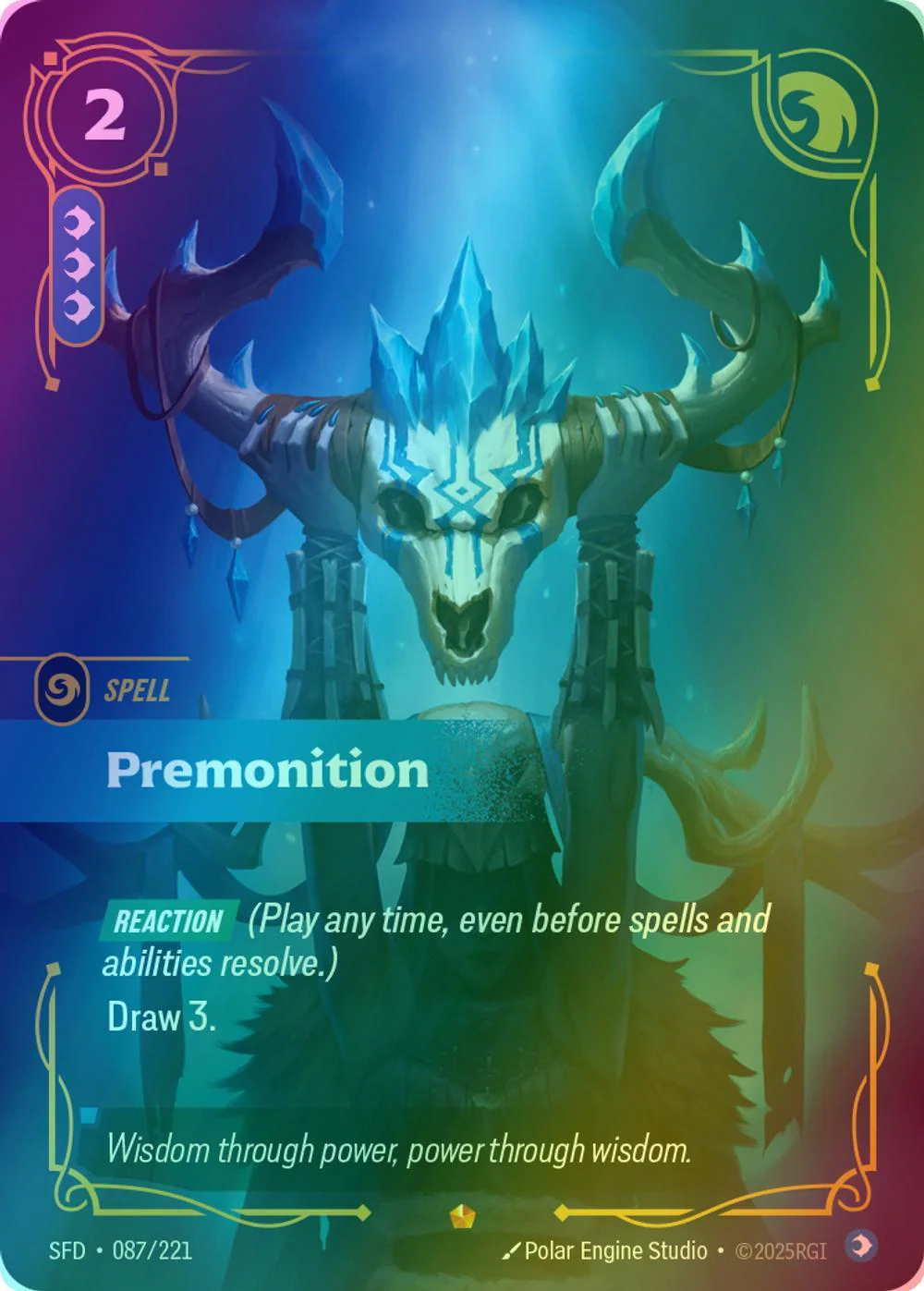 Premonition - 087/221 [Spiritforged] [Foil]