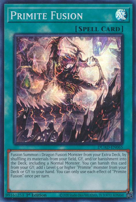 Primite Fusion - DUAD-EN065 - Super Rare - 1st Edition