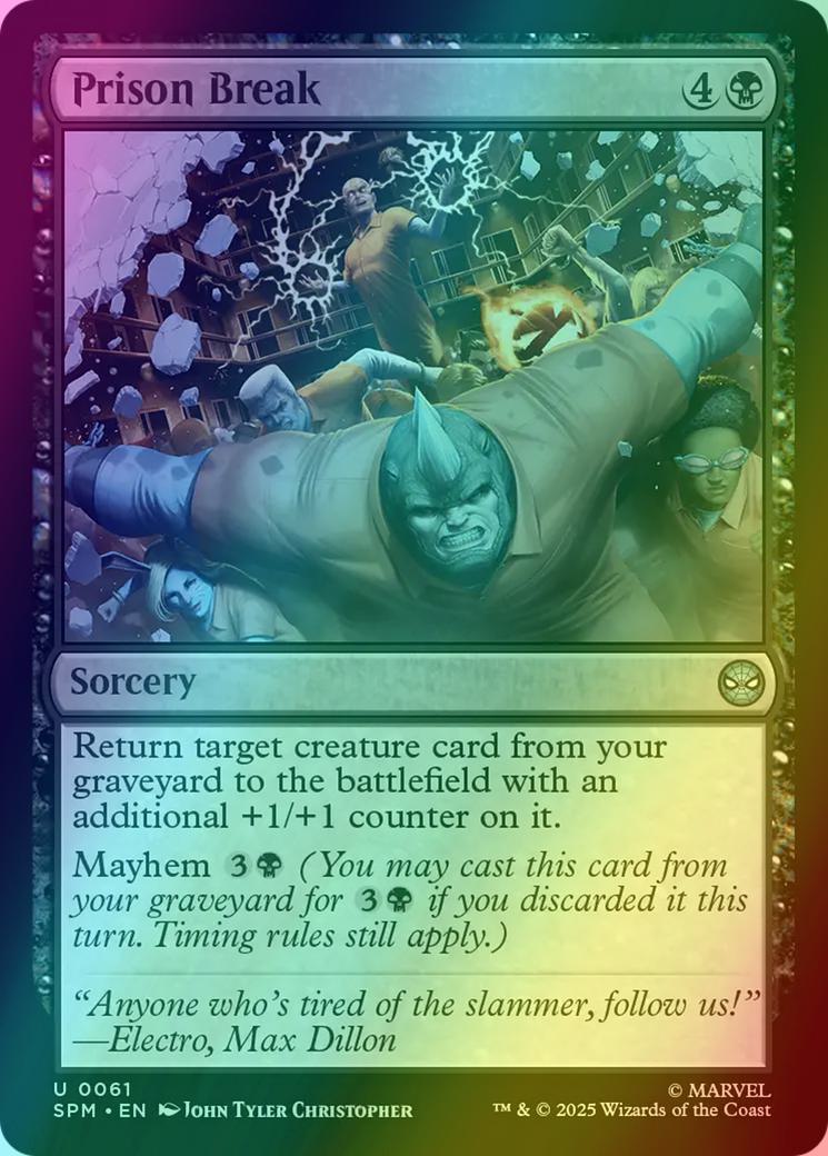 Prison Break [61] [Marvel's Spider-Man] [Foil]
