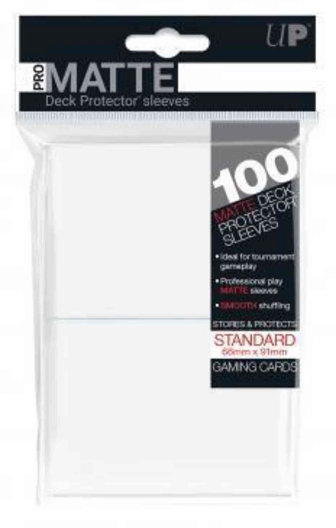 PRO-Matte Standard Deck Protectors 100ct - White