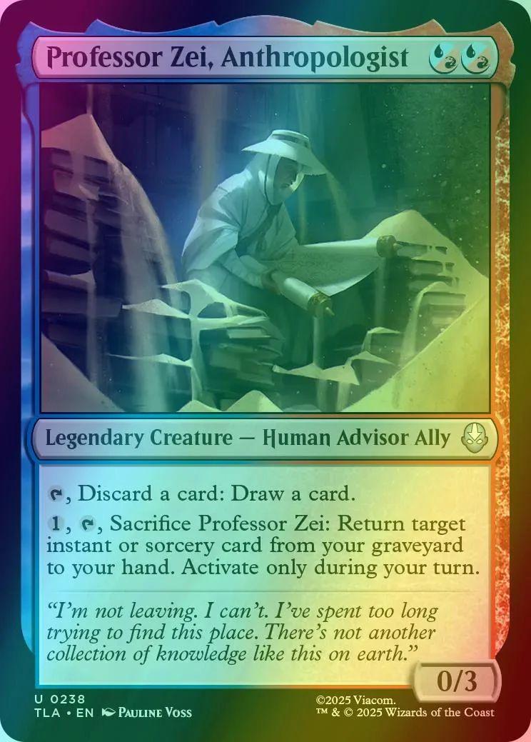 Professor Zei, Anthropologist [238] [Avatar: The Last Airbender] [Foil]