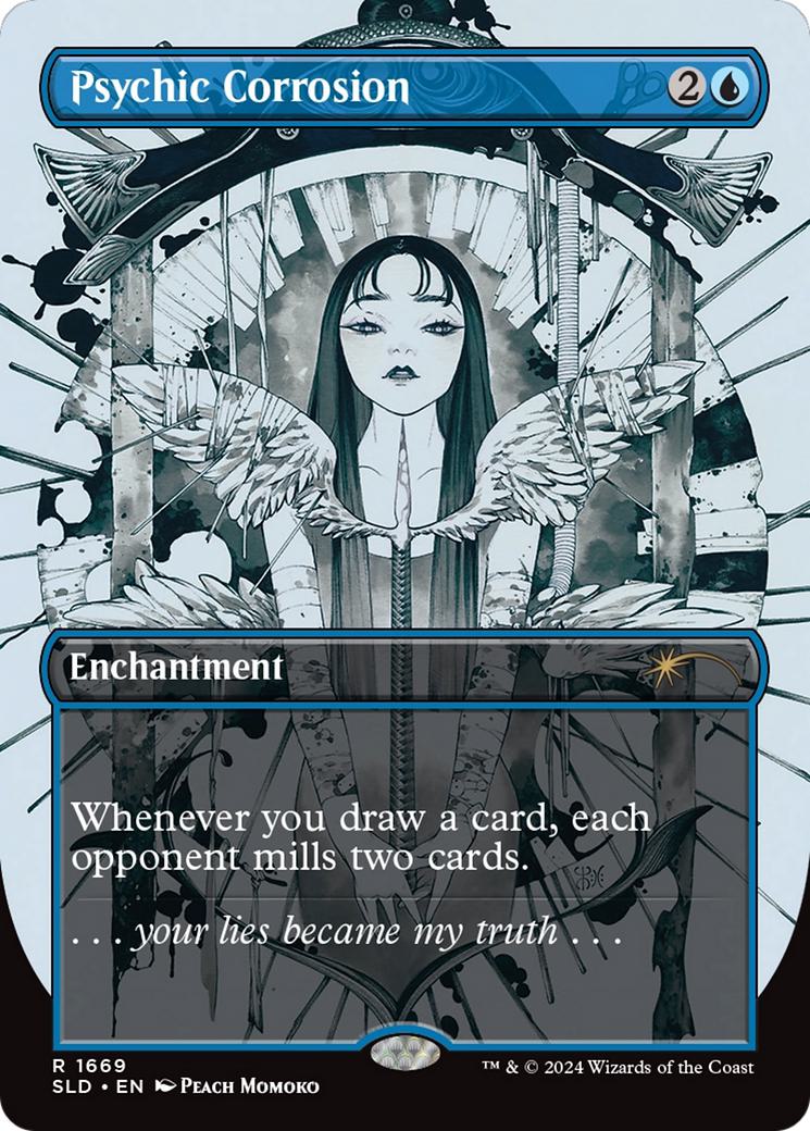 Psychic Corrosion [1669] [Borderless] [Peach Momoko] [Secret Lair Drop] [Non-Foil]