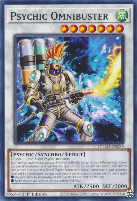 Psychic Omnibuster - DUAD-EN089 - Common - 1st Edition