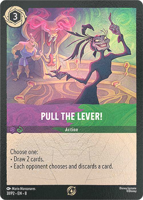 Pull the Lever! - 31/P2 [Disney Lorcana Promo Cards] [Cold Foil]