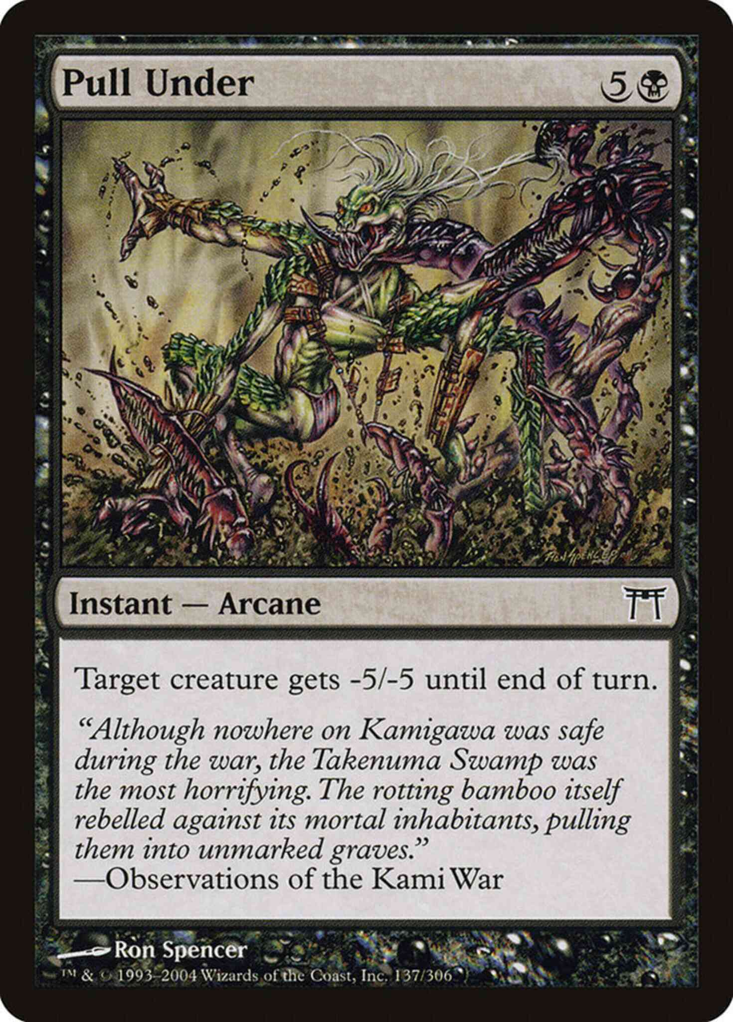 Pull Under [137] [Champions of Kamigawa] [Non-Foil]