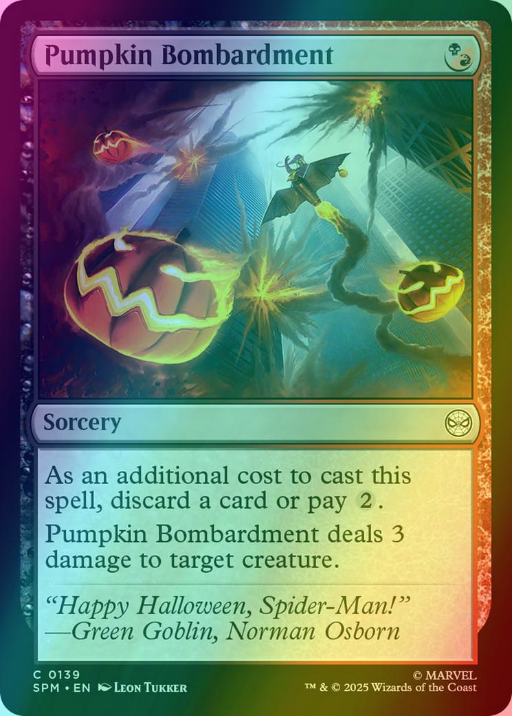 Pumpkin Bombardment [139] [Marvel's Spider-Man] [Foil]