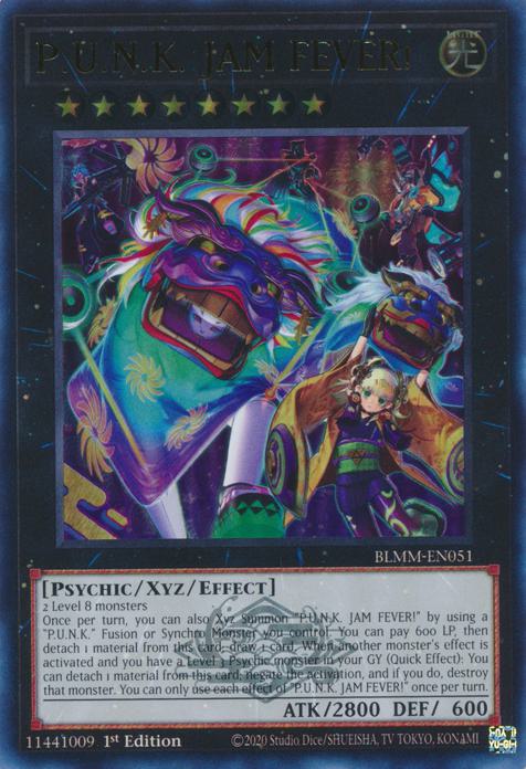 P.U.N.K. JAM FEVER! - BLMM-EN051 - Ultra Rare - 1st Edition