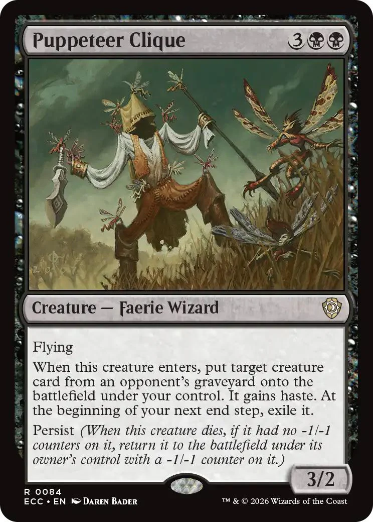 Puppeteer Clique [84] [Lorwyn Eclipsed: Commander] [Non-Foil]