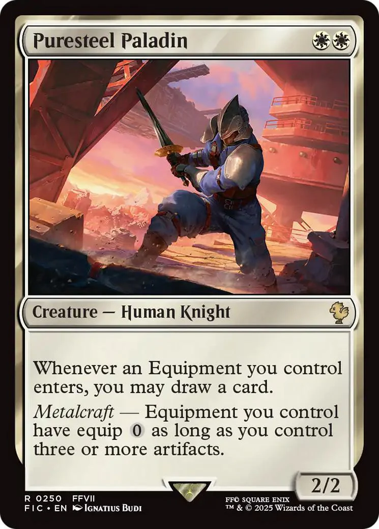 Puresteel Paladin [250] [FINAL FANTASY: Commander] [Non-Foil]