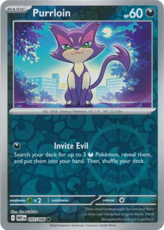 Purrloin - 055/086 - Common [sv105w-055] [Reverse Holo]