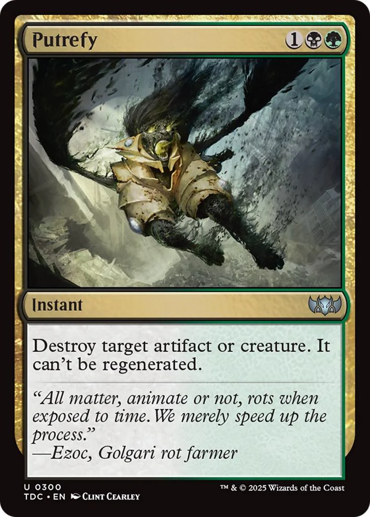 Putrefy [300] [Tarkir: Dragonstorm: Commander] [Non-Foil]