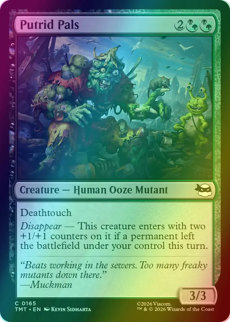 Putrid Pals [165] [Teenage Mutant Ninja Turtles] [Foil]