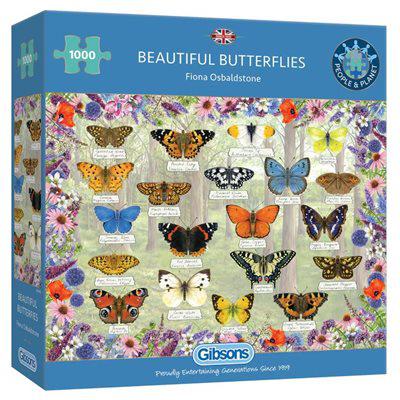 Puzzle: 1000 Beautiful Butterflies