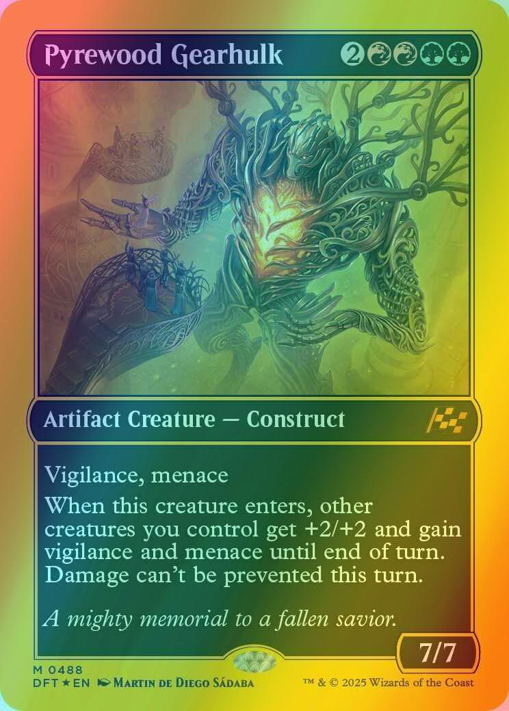 Pyrewood Gearhulk [488] [Aetherdrift] [First-place Foil]