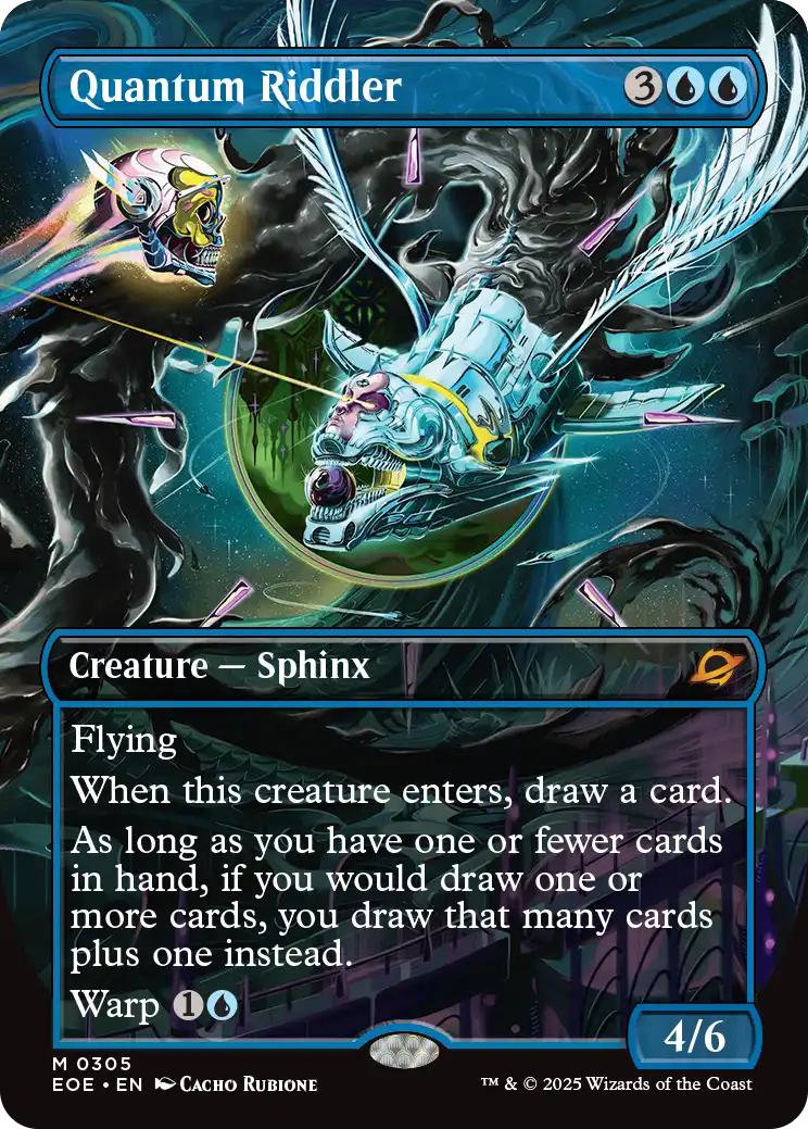 Quantum Riddler [305] [Borderless] [Surreal Space] [Edge of Eternities] [Non-Foil]