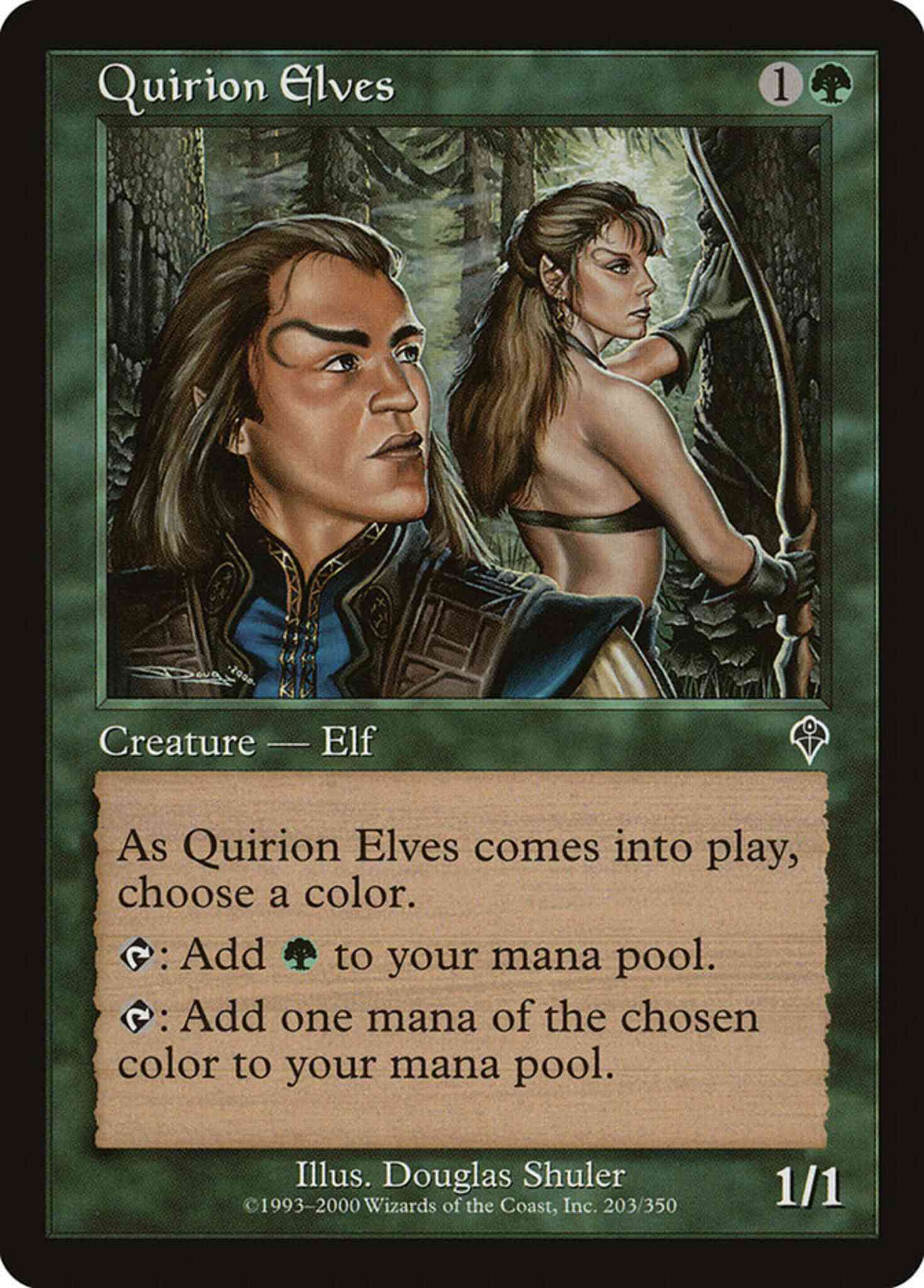 Quirion Elves [203] [Invasion] [Non-Foil]
